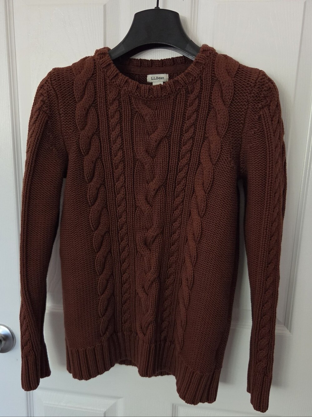 L.L. Bean Women's Double L® Cable Sweater, Crewneck, Regular